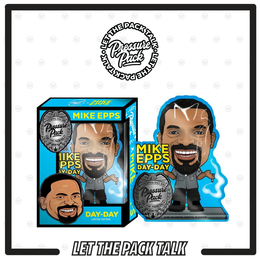 Pressure Pack x Mike Epps Blue Day Day Flower 3.5g - Mylar
