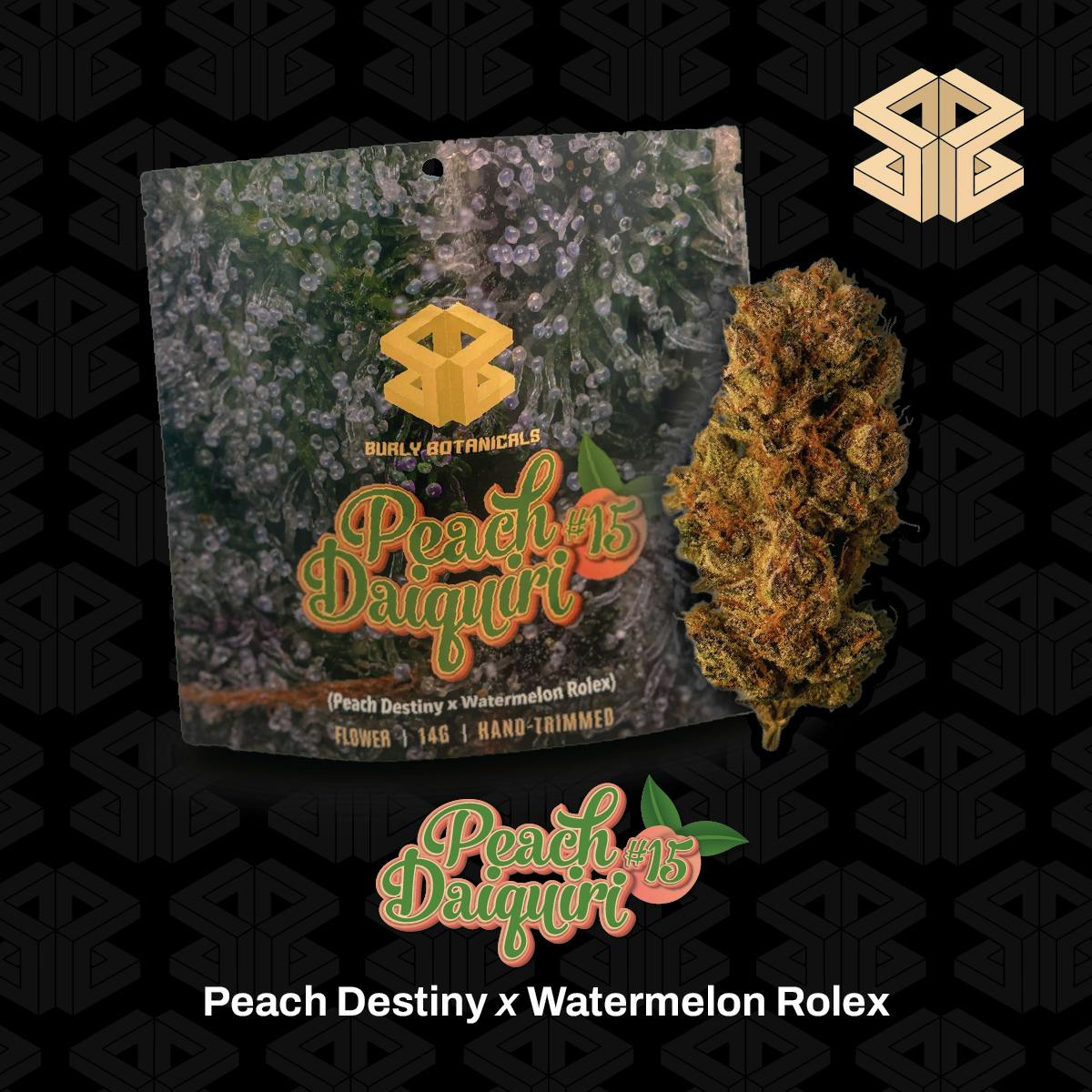 Burly Botanicals | Peach Daiquiri #15 | 14g | Pre-Pack