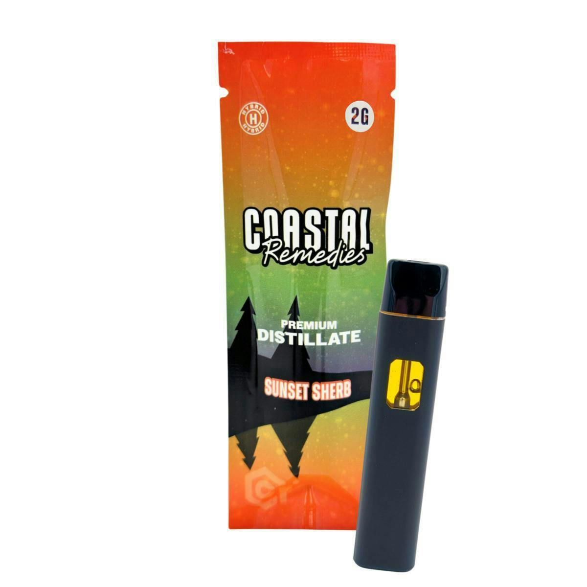 Sunset Sherbet | 2g Distillate Disposable | Coastal Remedies by Coastal Remedies
