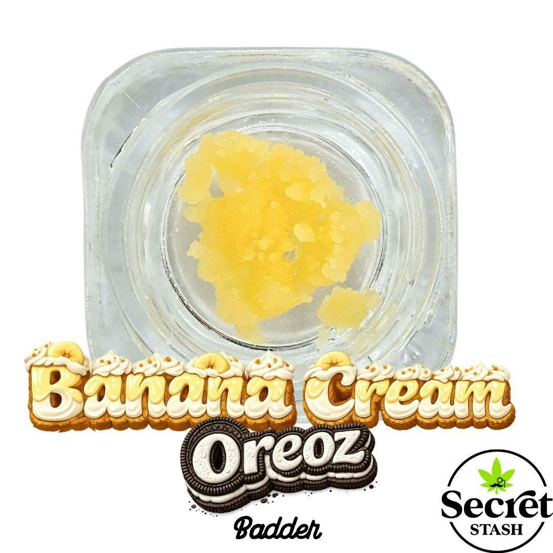 Secret Stash | Badder | Banana Cream Oreoz | 1g by Secret Stash