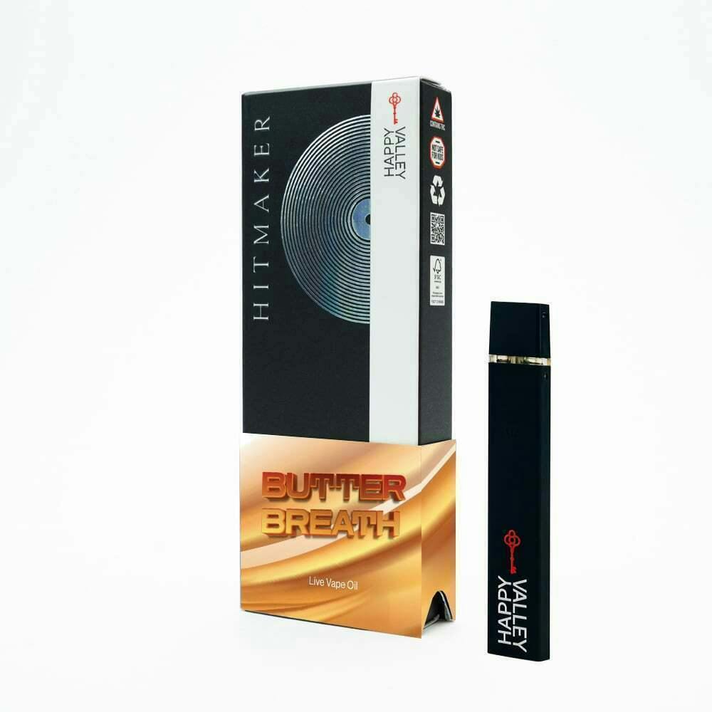 Butter Breath | Hitmaker Vape Disposable 1g by Happy Valley