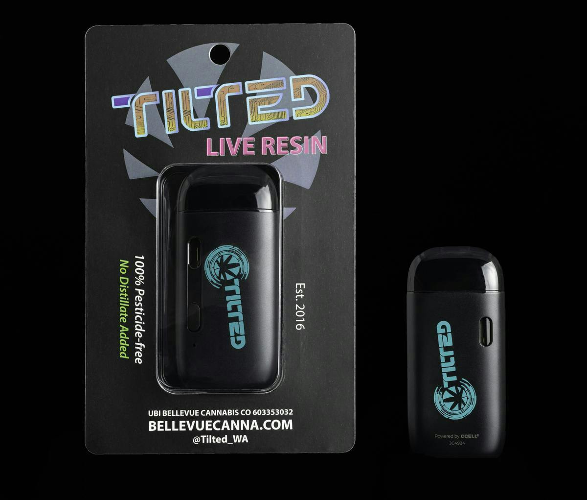 Ripped Off Runtz | Temp Control Live Resin Disposable | 1g by Tilted by Bellevue Cannabis Co