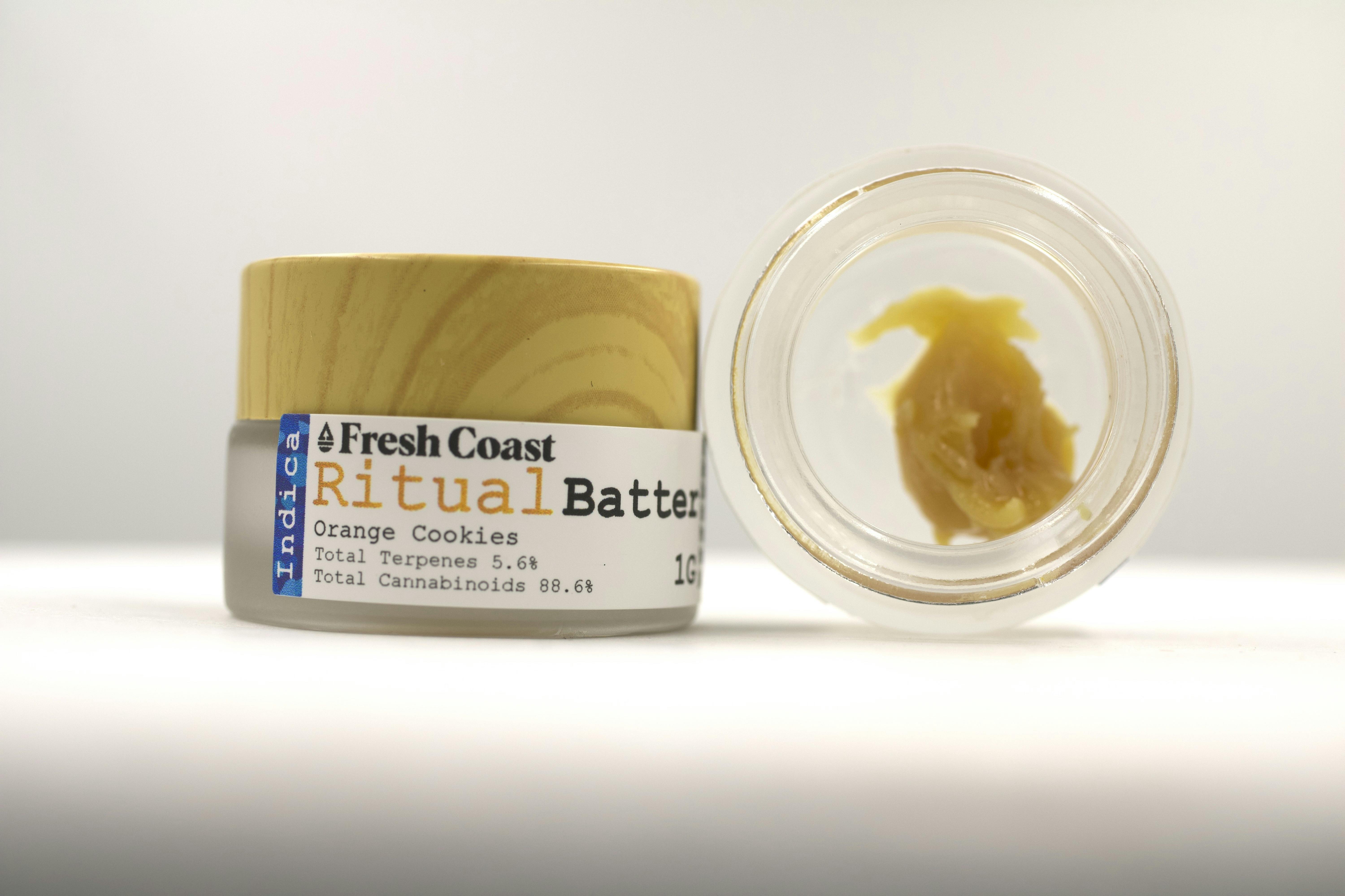 Fresh Coast | Orange Cookies | THC 78.0% | Ritual Batter 1G | Indica ...