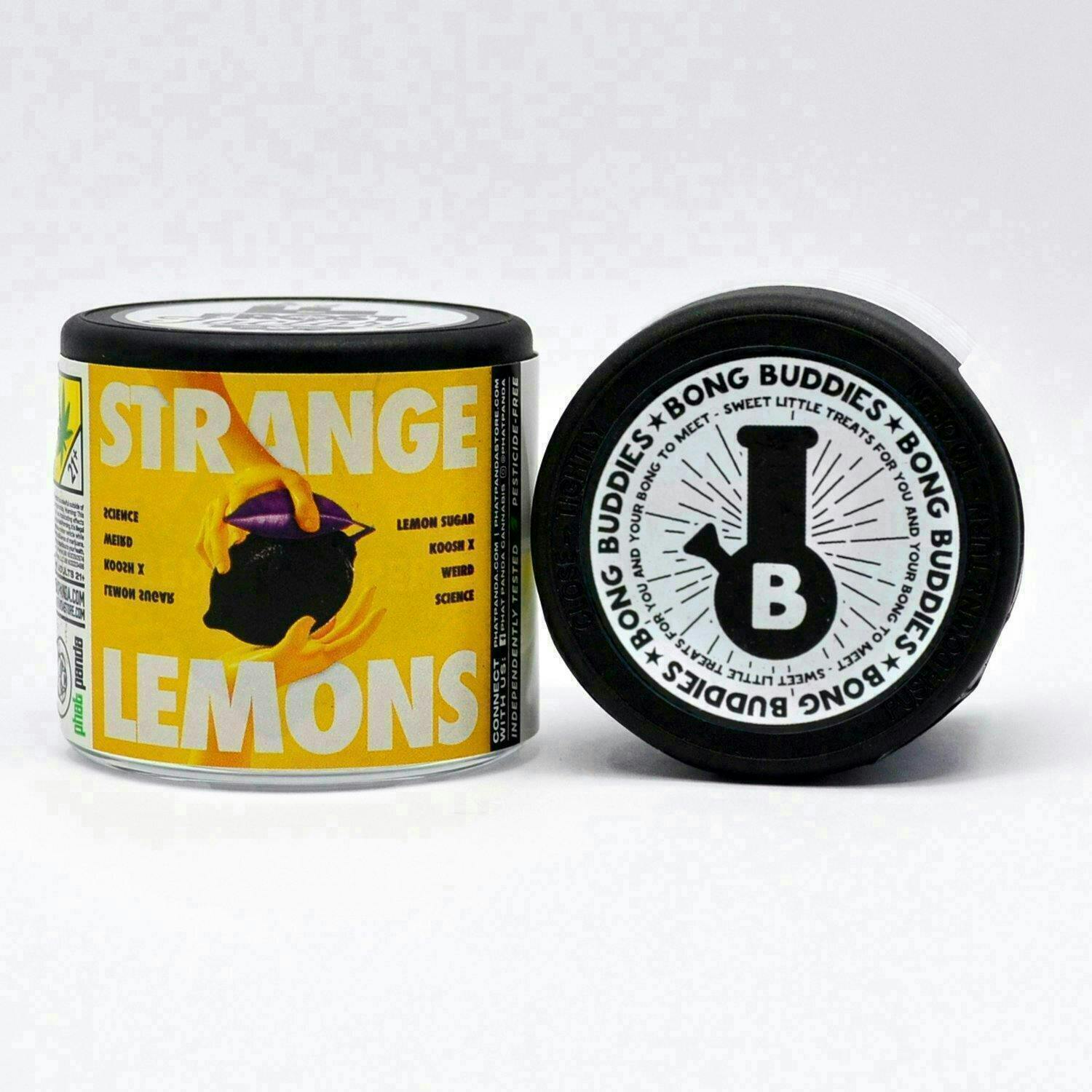 Bong Buddies Platinum | Strange Lemons | Smalls | 2g by Phat Panda