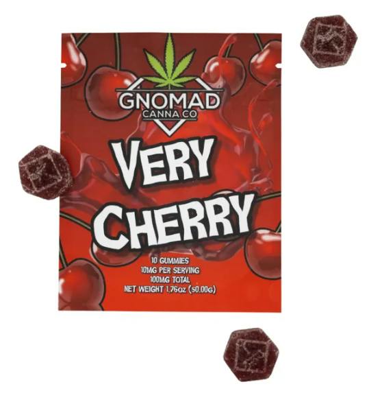 GNOMAD GUMMIES 100MG- VERY CHERRY by Gnomad