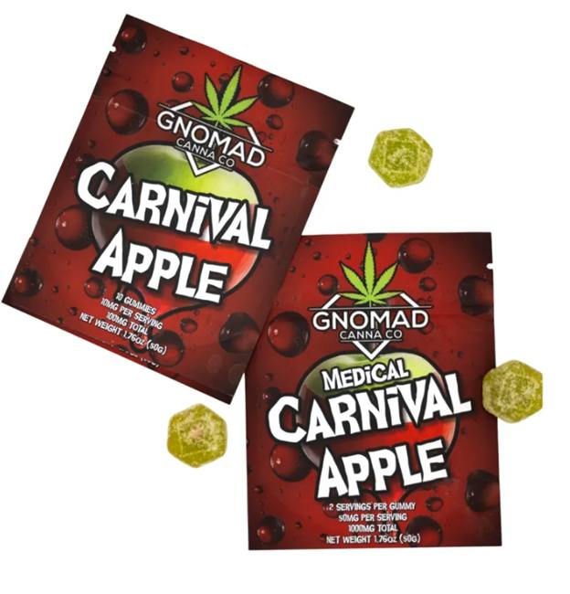 GNOMAD GUMMIES 1000MG (MED) - CARNIVAL APPLE by Gnomad