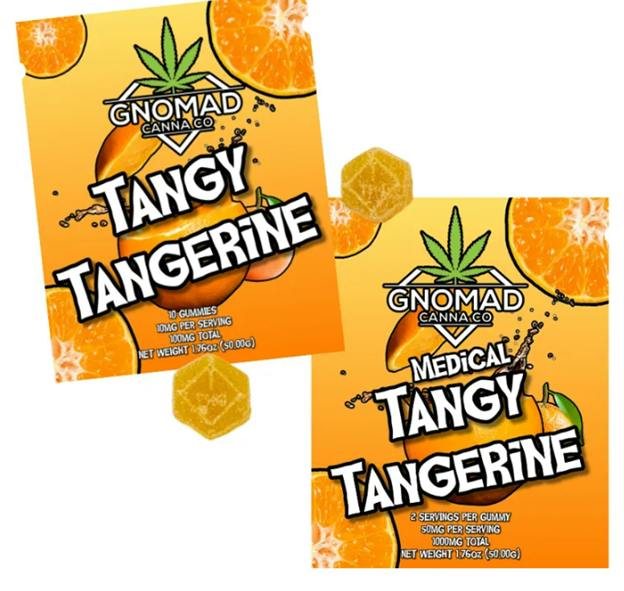GNOMAD GUMMIES 1000MG (MED) - TANGY TANGERINE by Gnomad