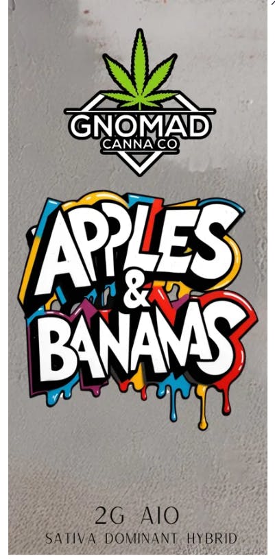 GNOMAD 2G AIO - APPLES & BANANAS (SDH) by Gnomad