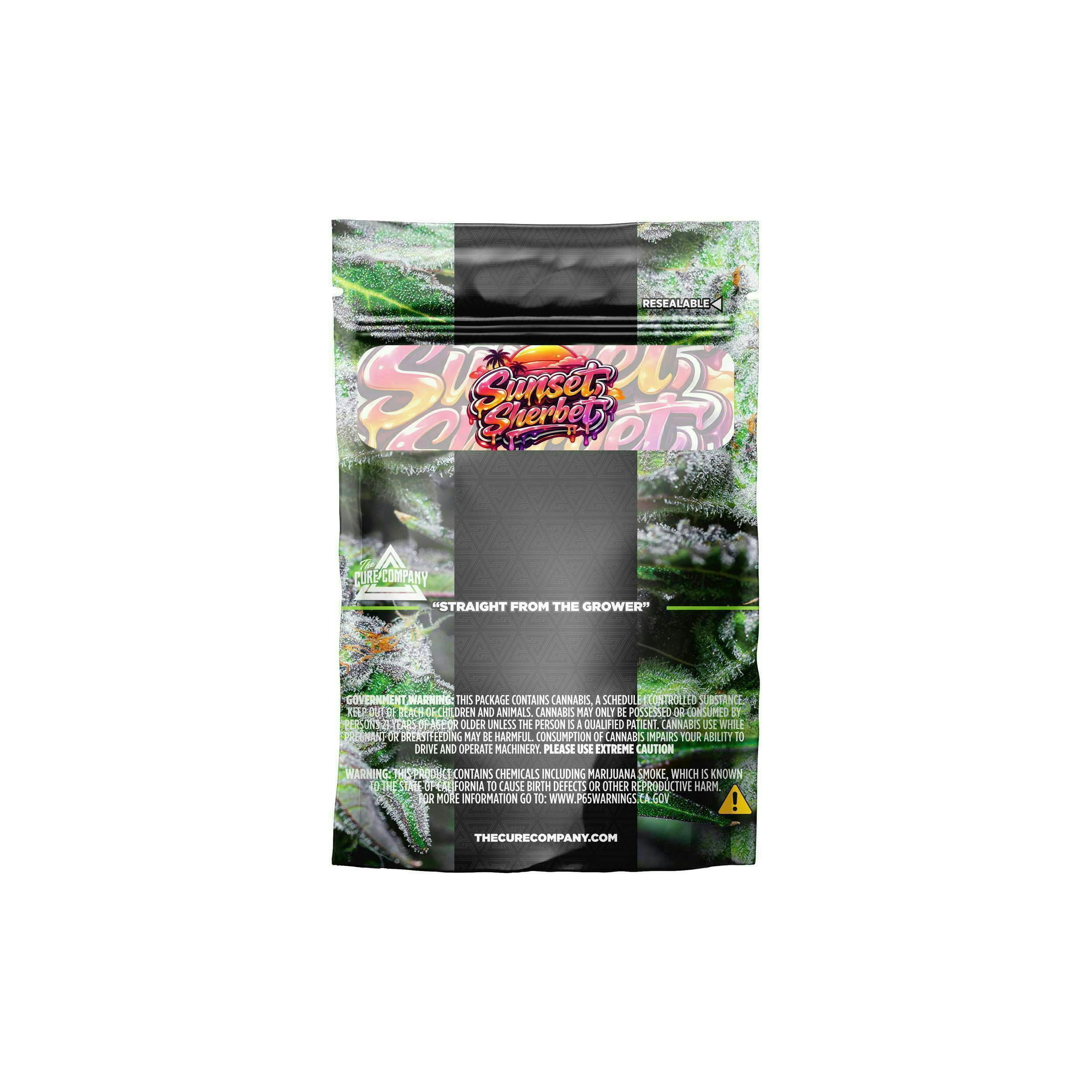 The Cure Company | Sunset Sherbet | Smalls | 3.5g