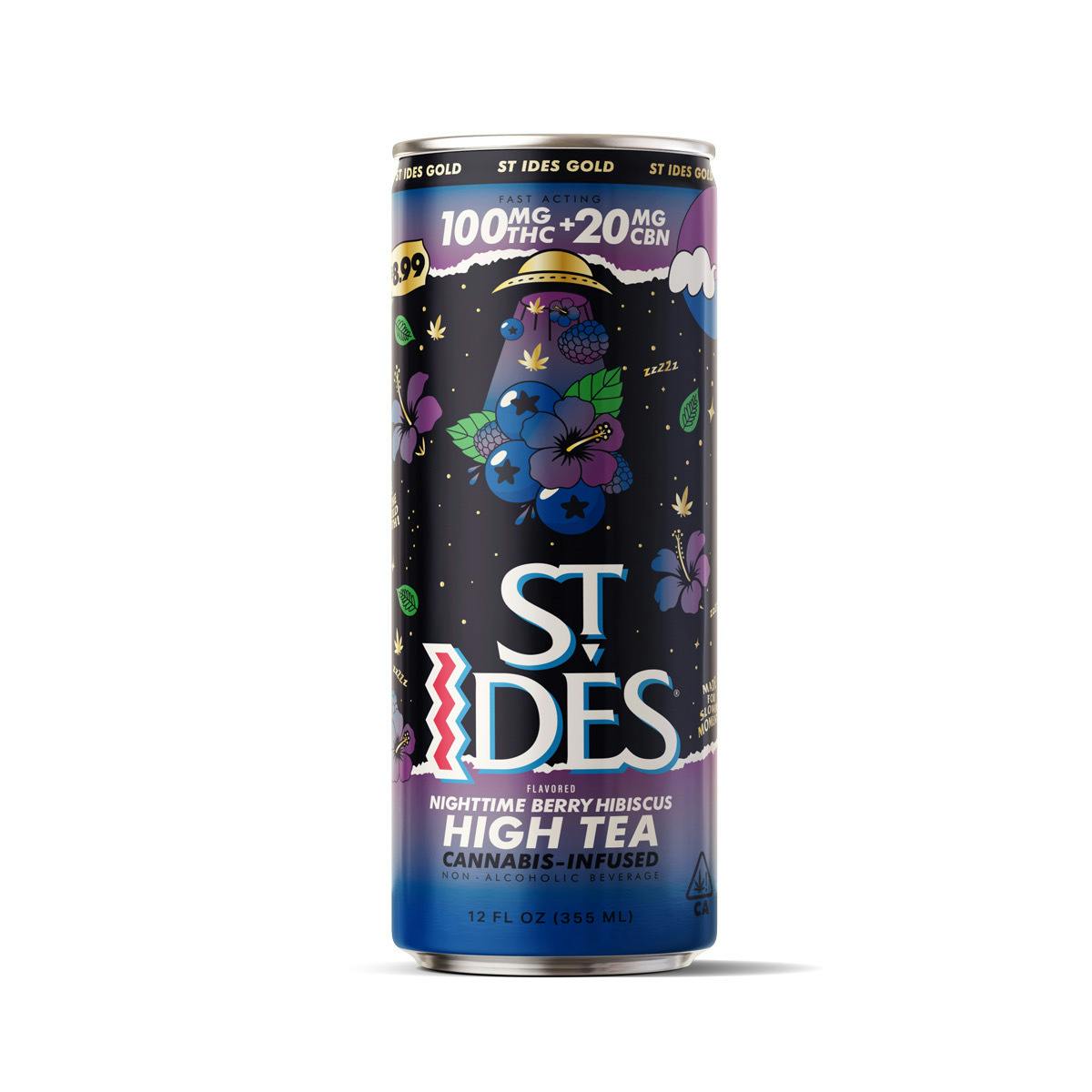 Nighttime Berry Hibiscus | 12oz High Tea 100MG + 20MG CBN