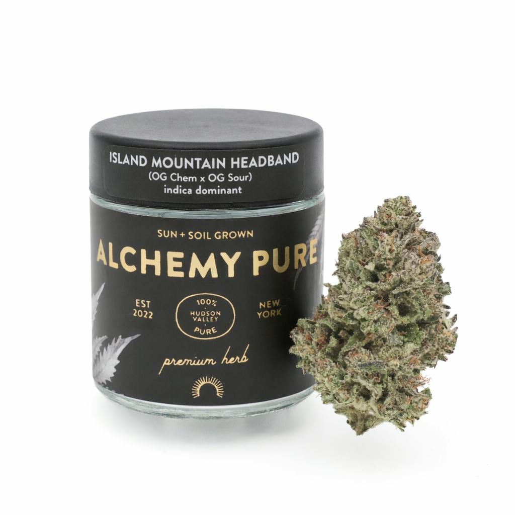 Island Mountain Headband Jar