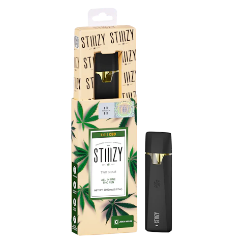 STIIIZY STIIIZY - JUICY MELON (1:1 THC:CBD) - 2G All-In-One, CBD : THC