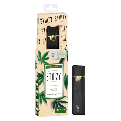 STIIIZY STIIIZY - PINA COLADA (1:1 THC:CBD) - 2G All-In-One, CBD : THC