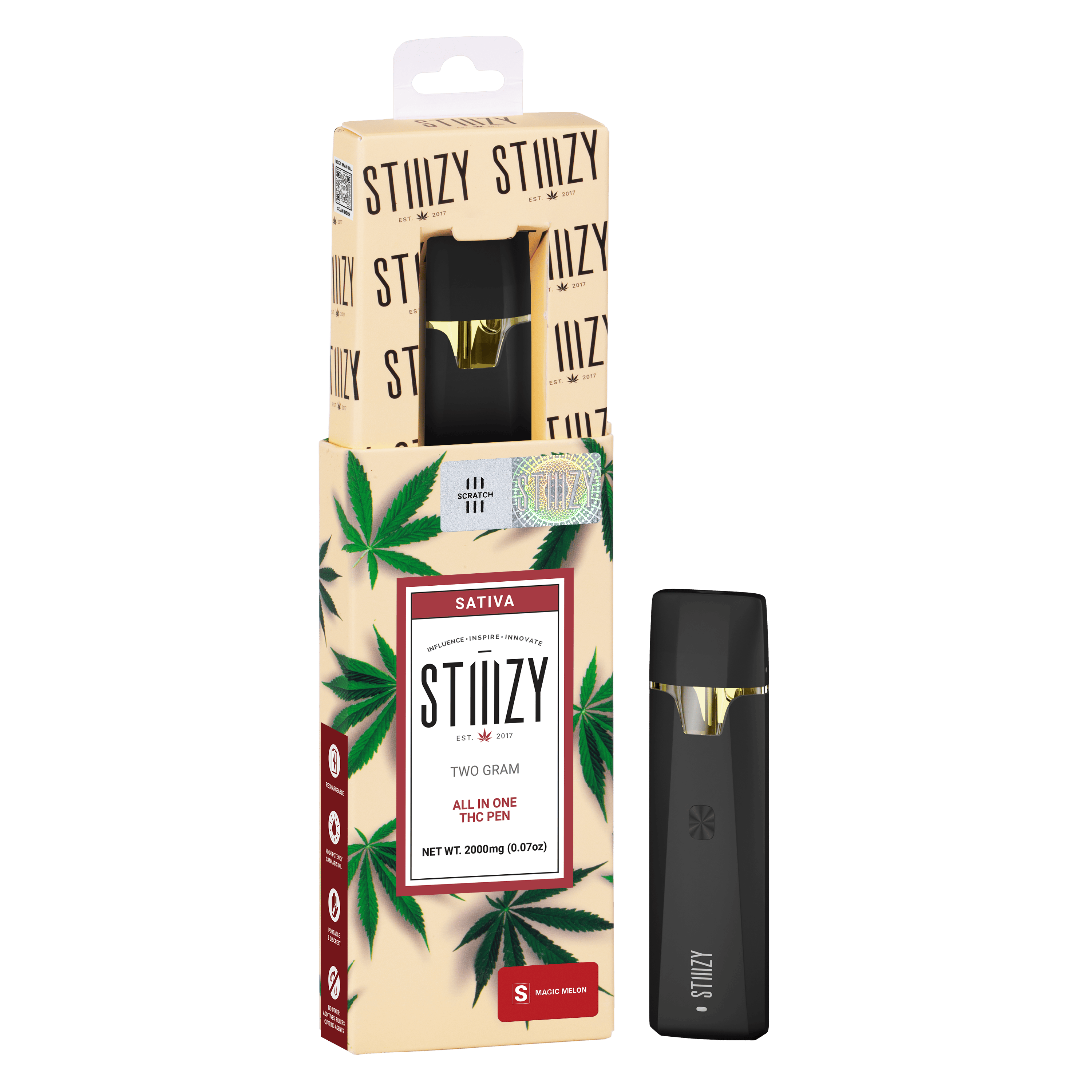 STIIIZY STIIIZY - MAGIC MELON - 2G All-In-One — All-In-One