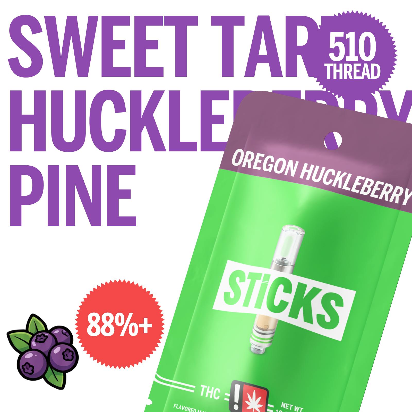 Oregon Huckleberry Hybrid Cartridge