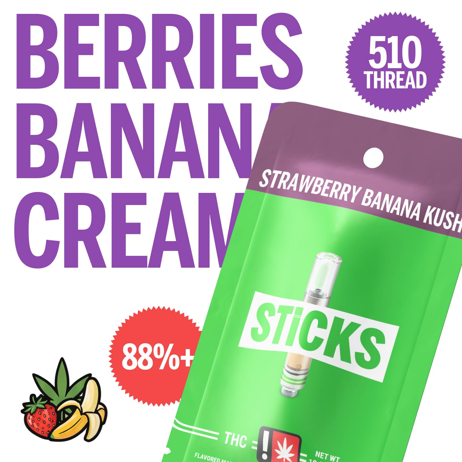 STICKS: Strawberry Banana Kush