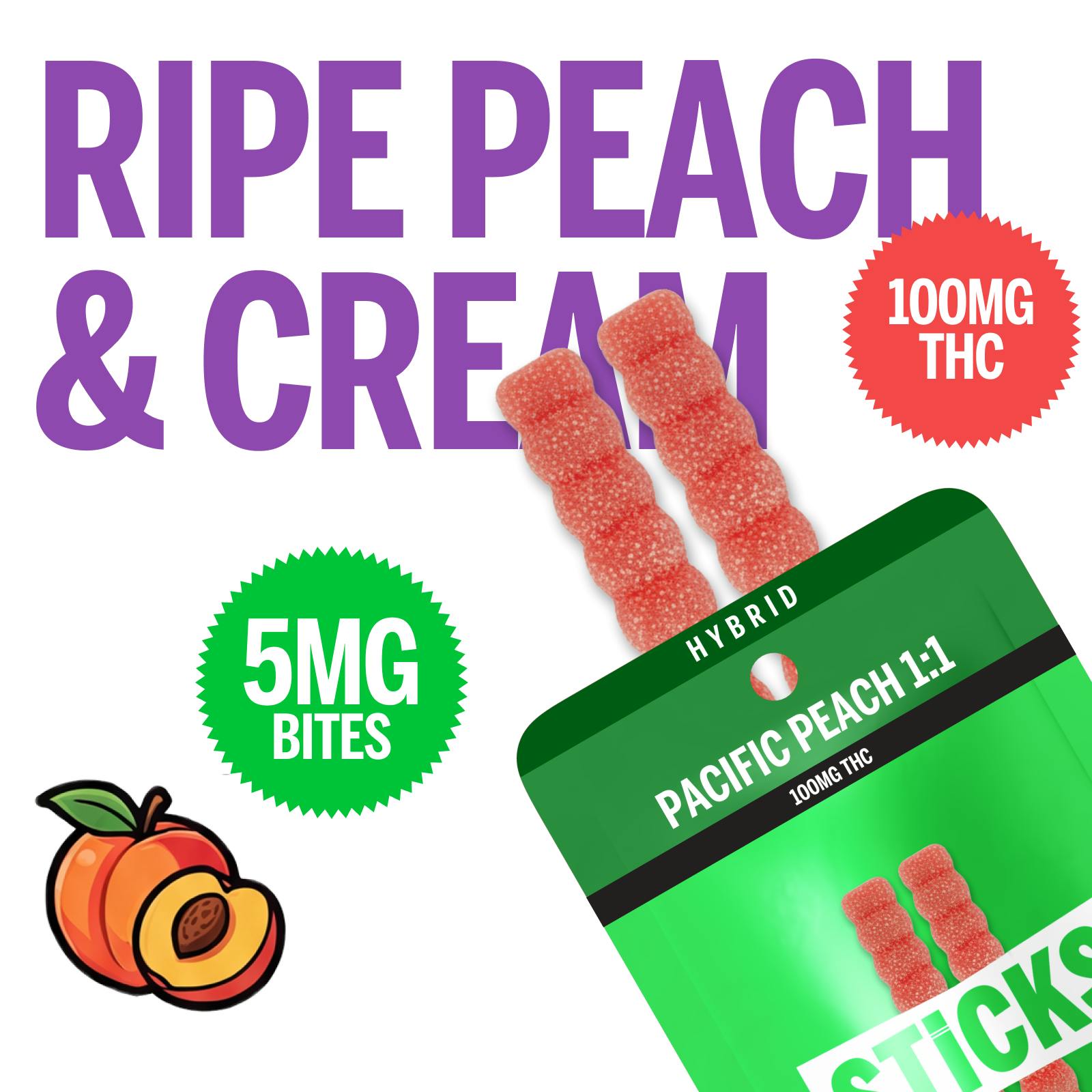 STICKS: Pacific Peach