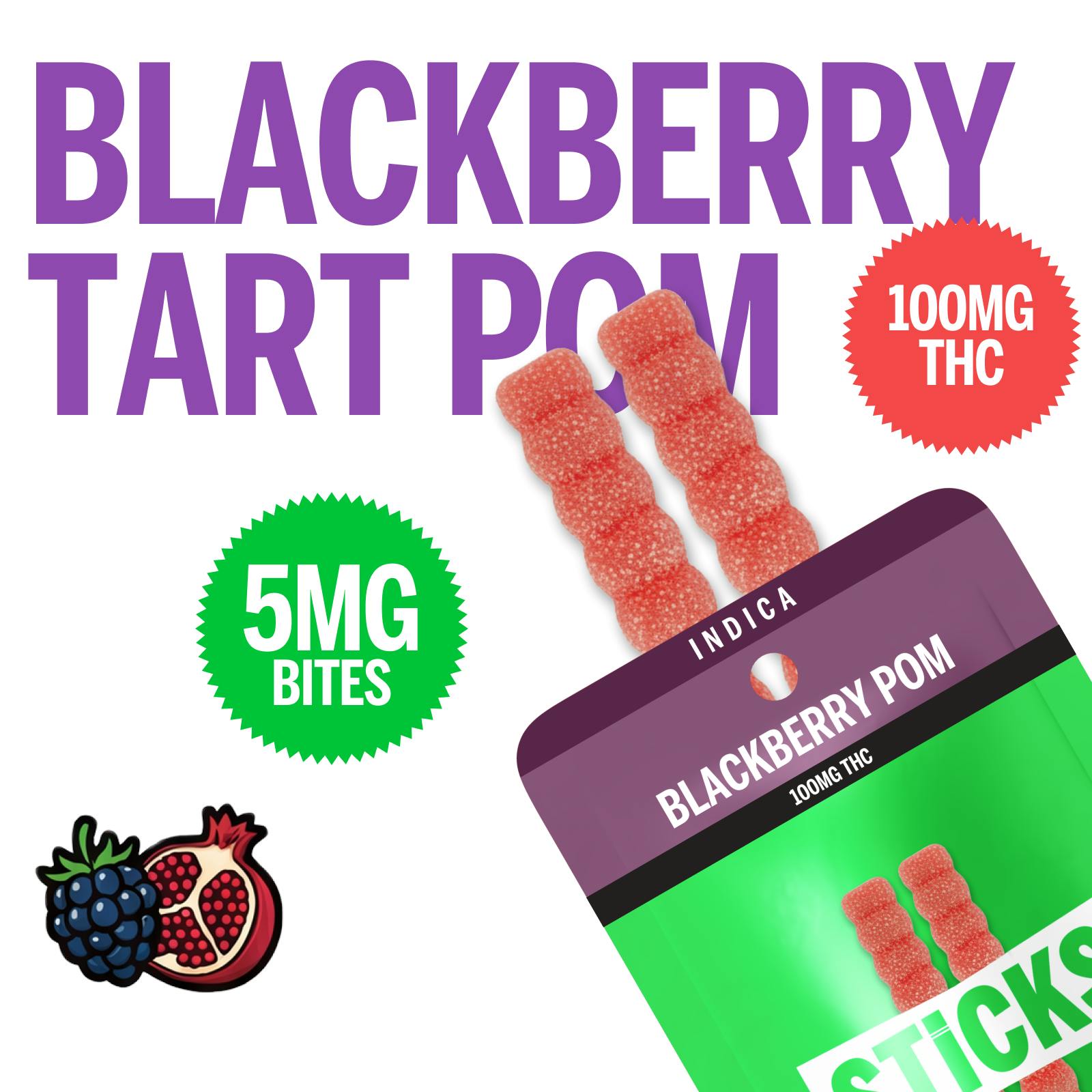 STICKS: Blackberry Pom