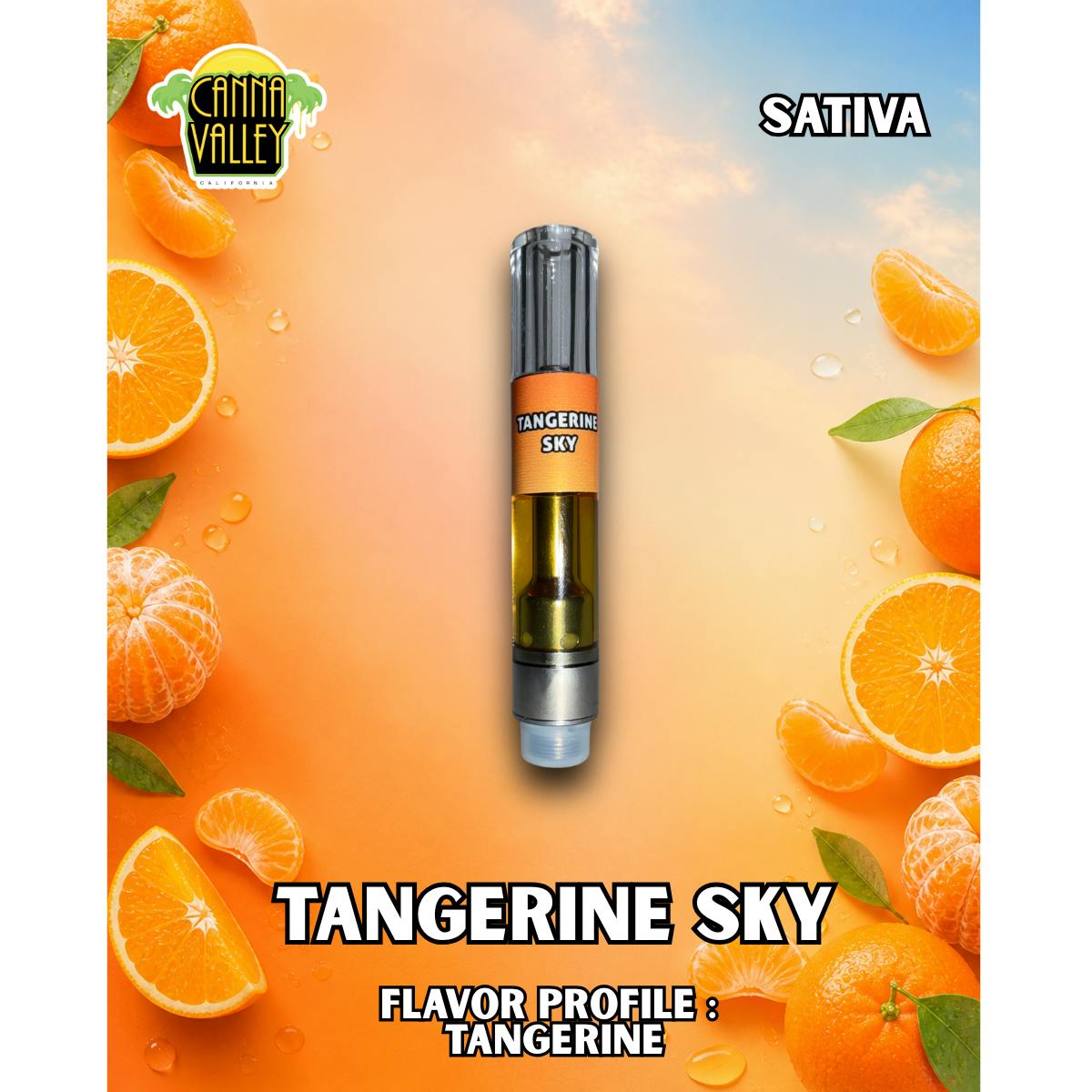 Canna Valley — Tangerine Sky - 510 Thread