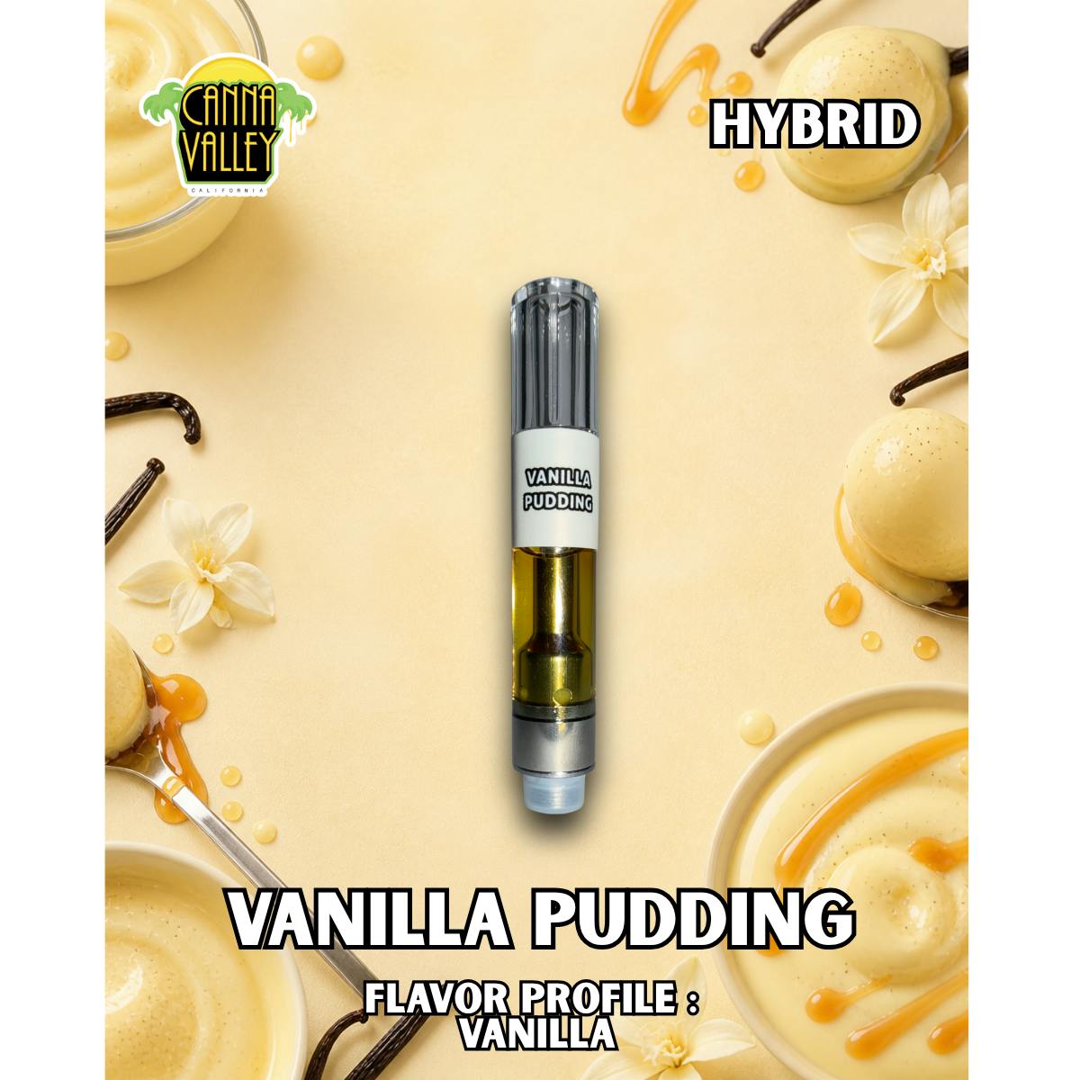 Canna Valley: Vanilla Pudding - 510 Thread