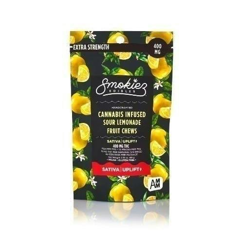 Sour Lemonade Gummies | 400mg | 10ct | 40mg/ea by Smokiez Edibles