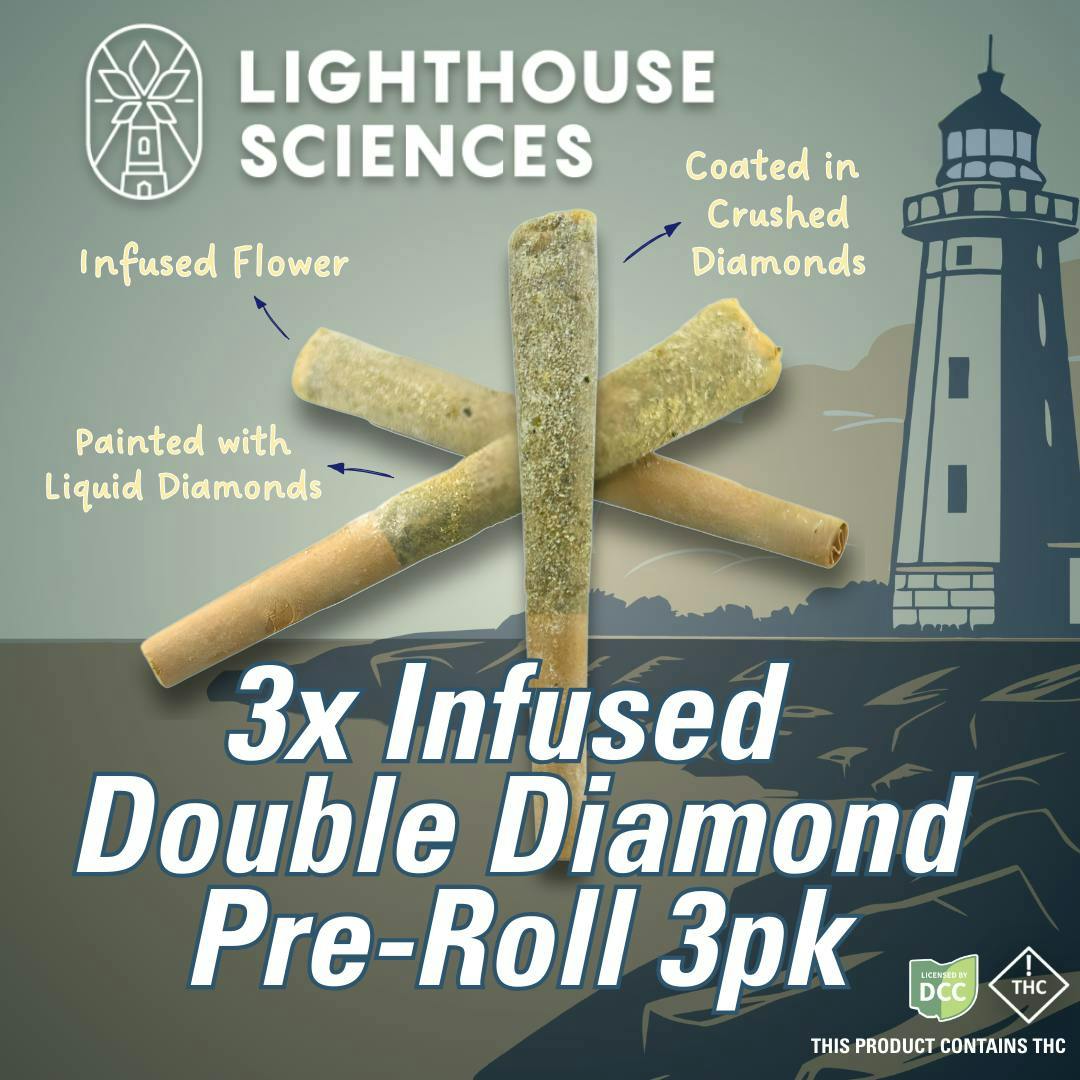 Lighthouse Sciences | Blue Boi | Infused Joints | 0.7g each | 3pk