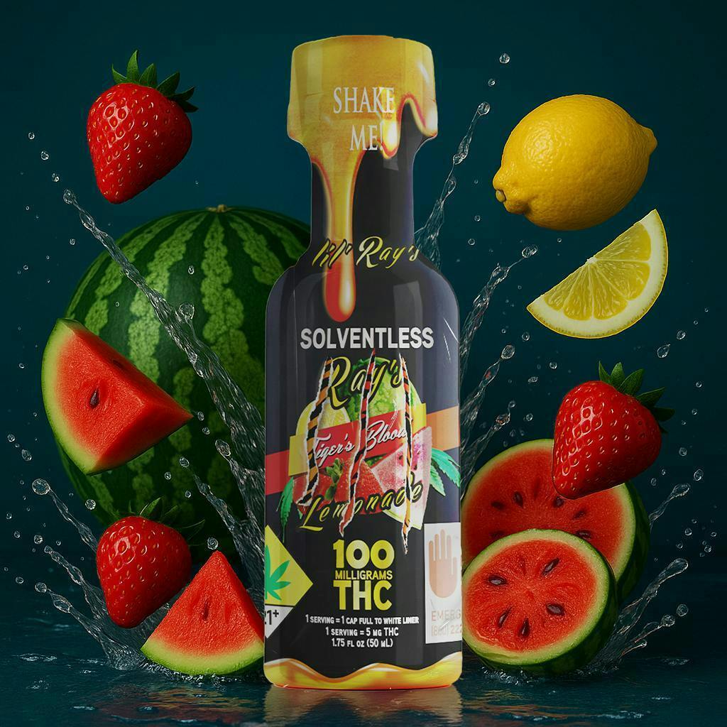 Lil' Ray's | Solventless Tiger's Blood | Non-Carbon | 100mg | 1.75 fl oz