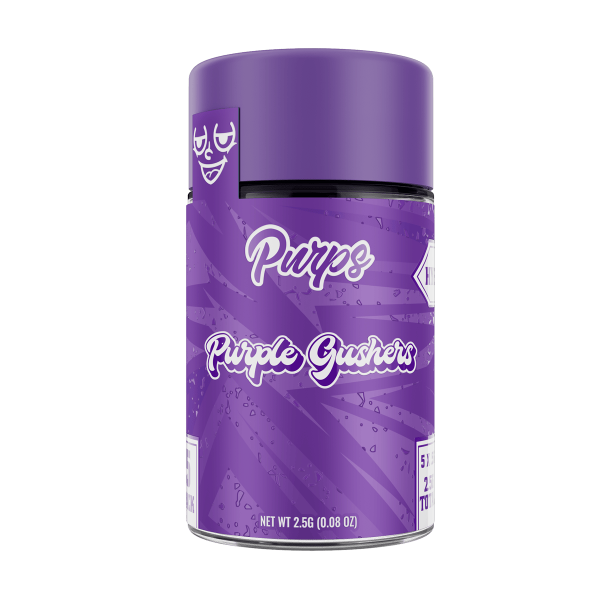 Purps | Purple Gushers | Preroll | 0.5g | 5 Pack