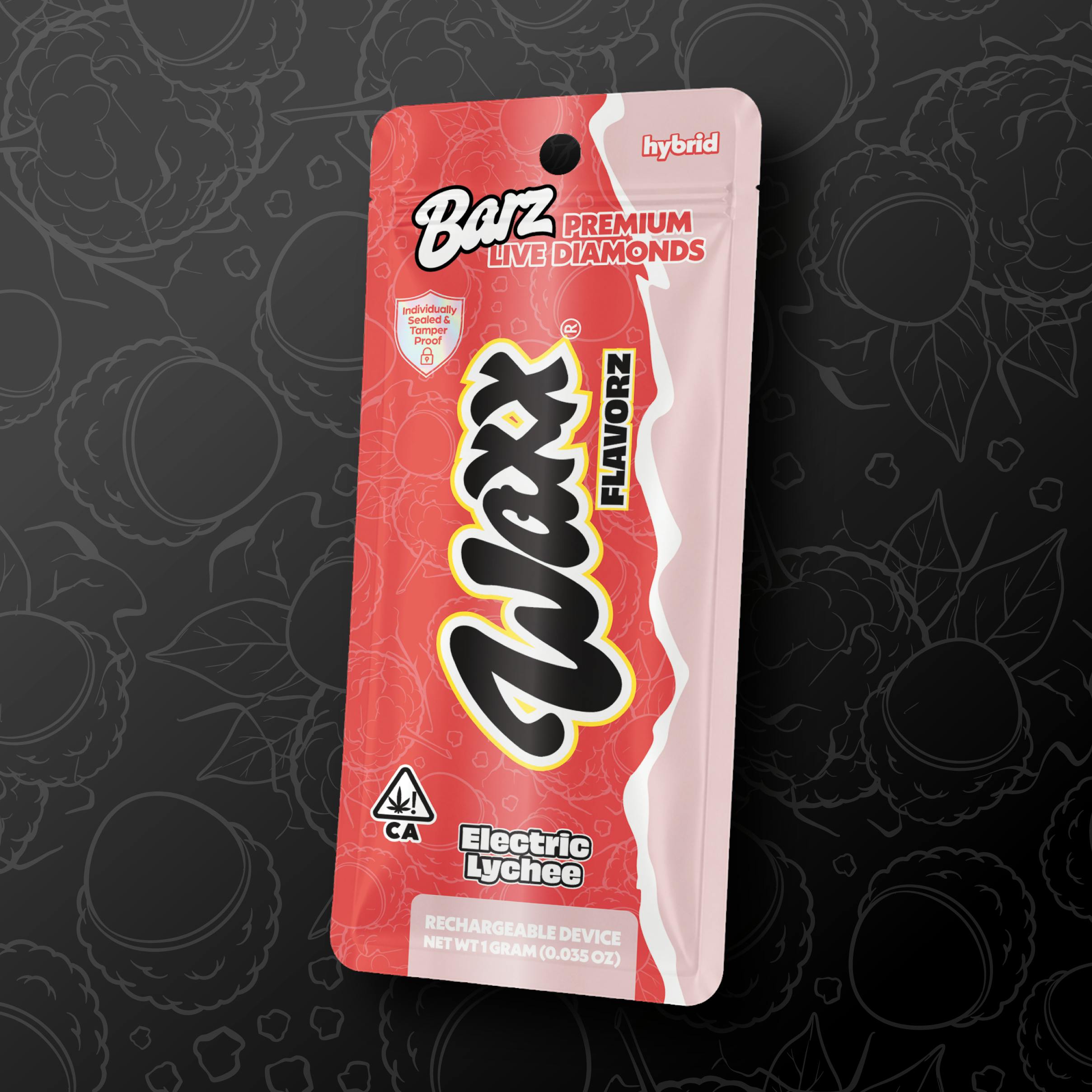 Waxx Brandz - Electric Lychee Live Diamond AIO Bar 1000mg