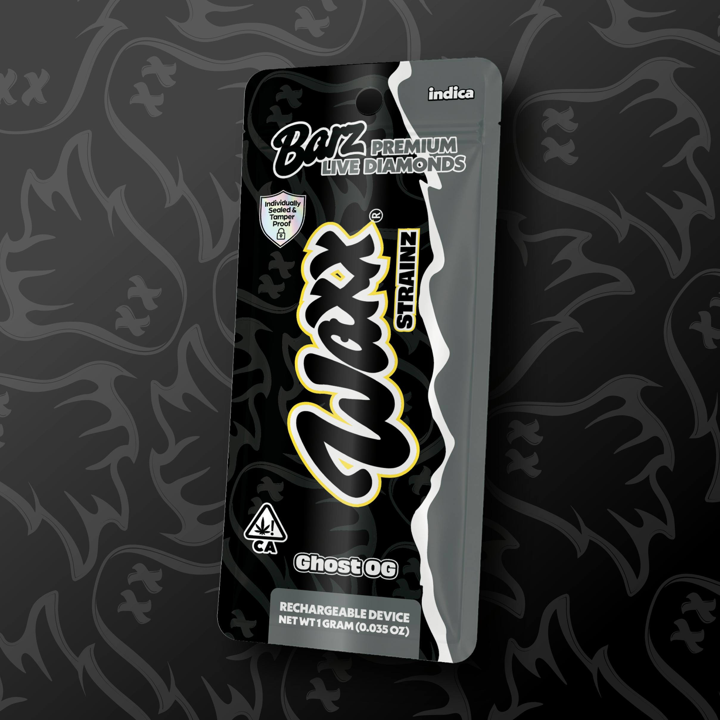 Waxx Brandz - Ghost OG Live Diamond AIO Bar 1000mg