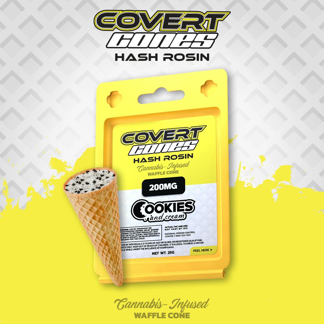 Cookies & Cream I 200mg Hash Rosin Cone