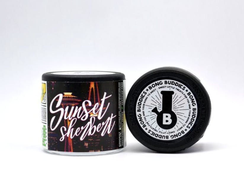 Bong Buddies | Sunset Sherbert | Smalls | 2g at Cannabis Coast