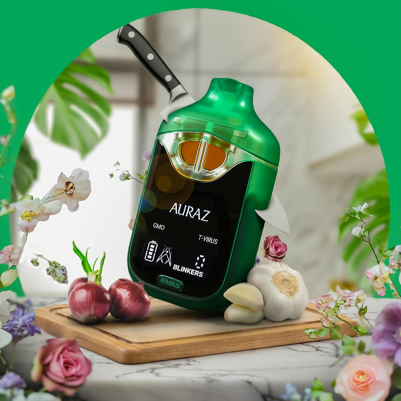 GMO & T-Virus | Liquid Diamond Dual Tank | 2g by Auraz