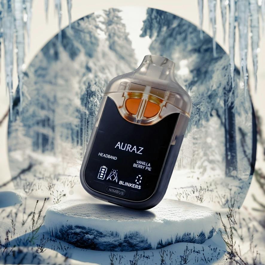 Headband & Vanilla Berry Pie | Liquid Diamond Dual Tank | 2g by Auraz