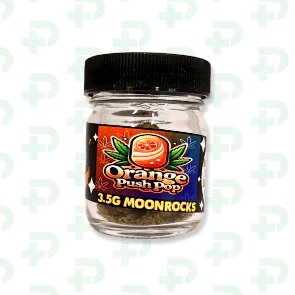 Better Bee | Orange Push Pop | Moon Rocks Infused Flower | 3.5G