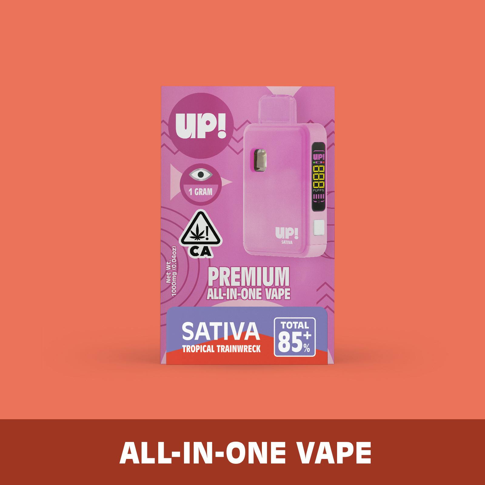Tropical Trainwreck (Sativa) V2 Classic All-In-One Vape 1g