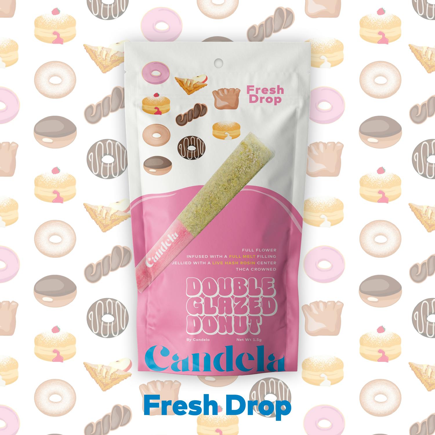 Peach Cobbler | Double Glazed Donut Infused Joint | 1.5g