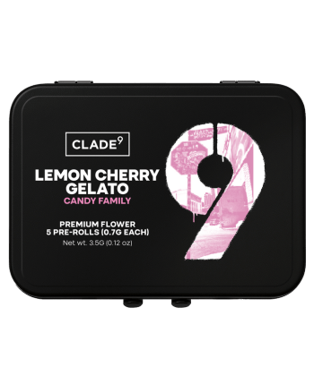 Clade9 | Lemon Cherry Gelato pre roll Multipack (5 x 7g) by Clade9