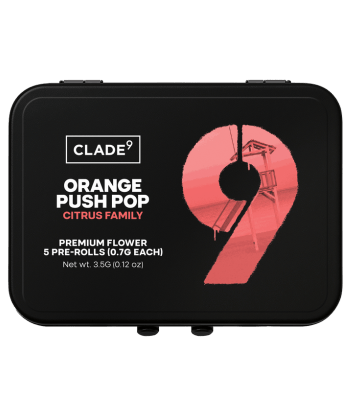 Clade9 | Orange Push Pop pre roll Multipack (5 x 7g) by Clade9