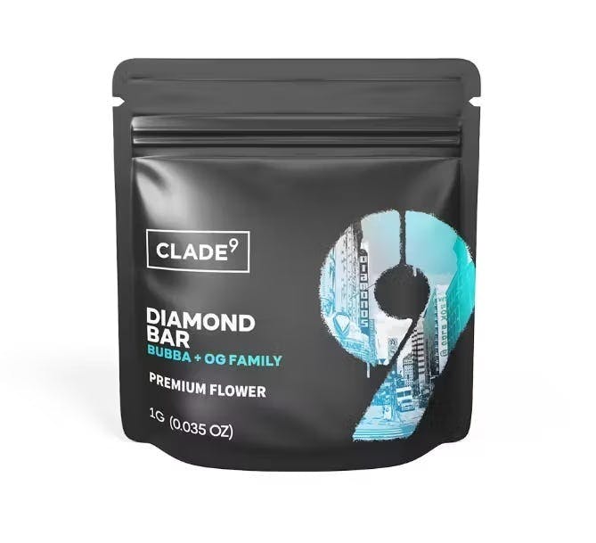 Clade9 | Diamond Bar | Big Buds | 1g