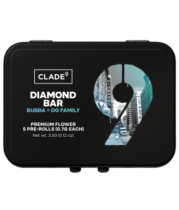 Clade9 | Diamond Bar pre roll Multipack (5 x 7g) by Clade9