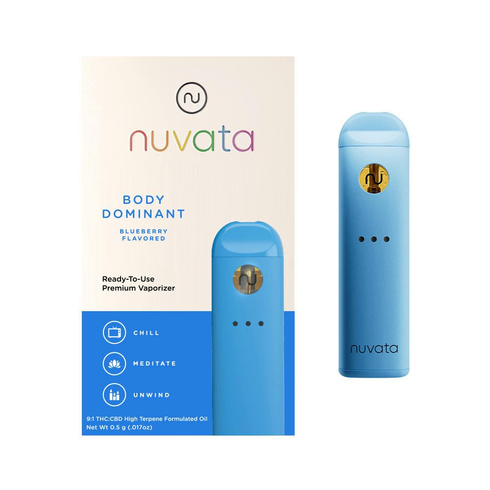 Nuvata | Body Dominant Blueberry | Disposable | 0.5g by Nuvata