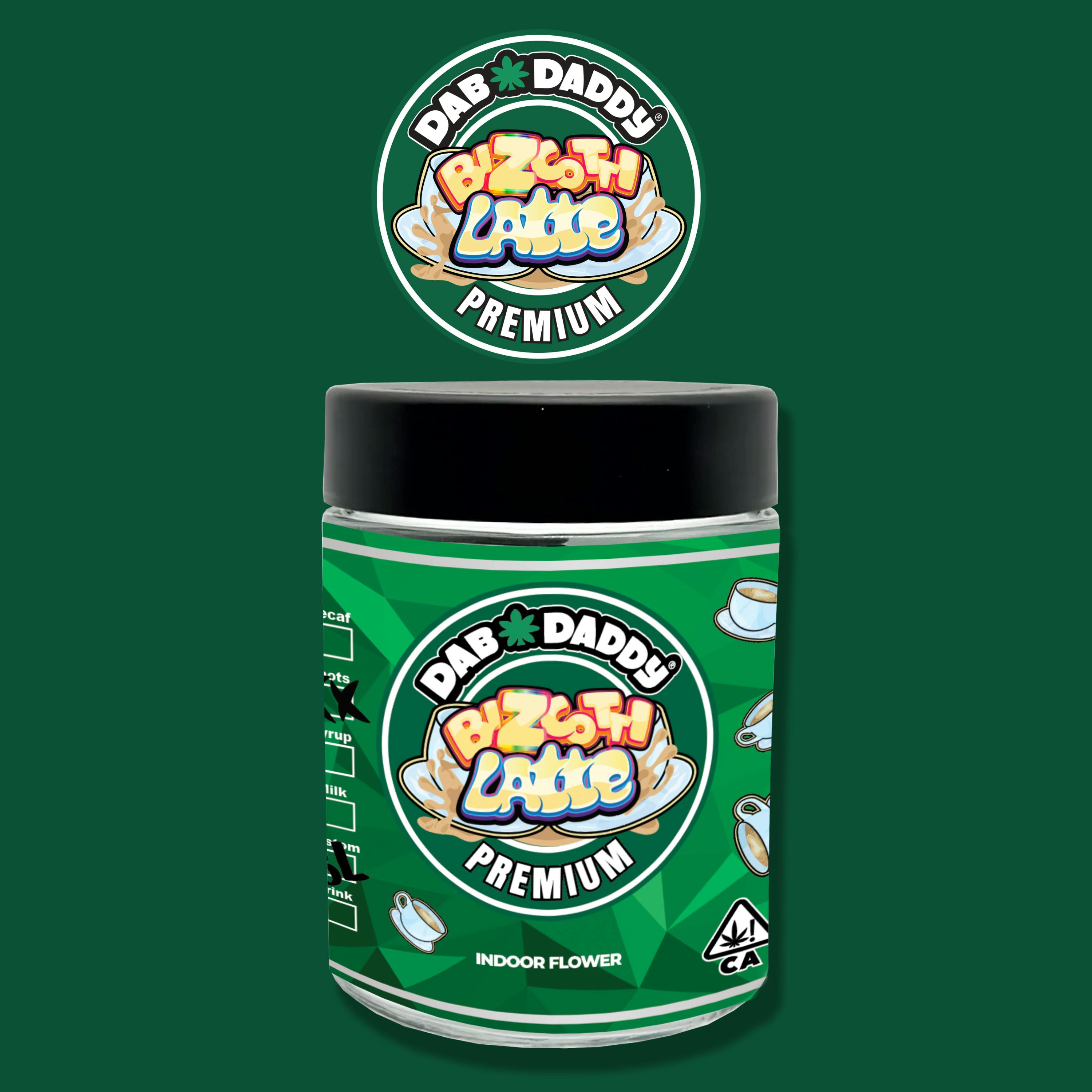 Bizcotti Latte Flower Dab Daddy® 28g Premium Indoor Flower - Dab