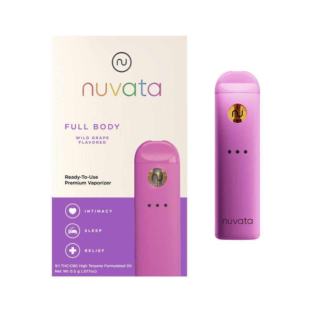 Nuvata | Full Body Wild Grape | Disposable | 0.5g by Nuvata