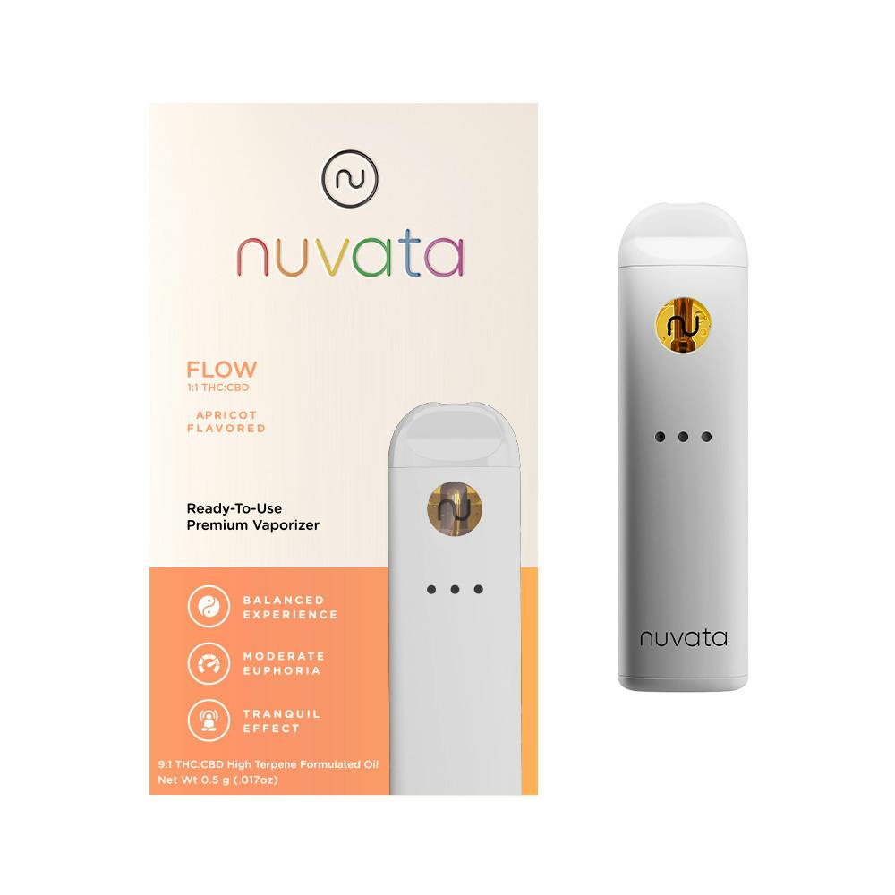Nuvata | Flow Apricot | Disposable | 0.5g by Nuvata