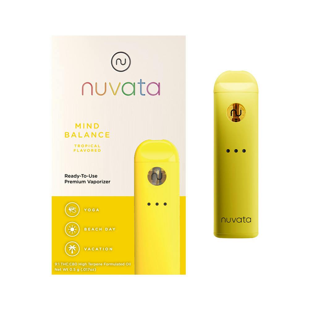 Nuvata | Mind Balance Tropical | Disposable | 0.5g at NOXX Cannabis E. Peoria