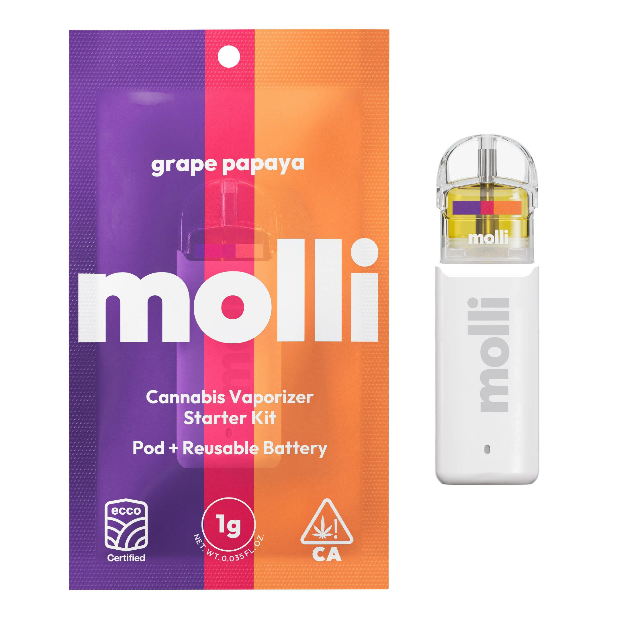 Molli: Grape Papaya Starter Kit
