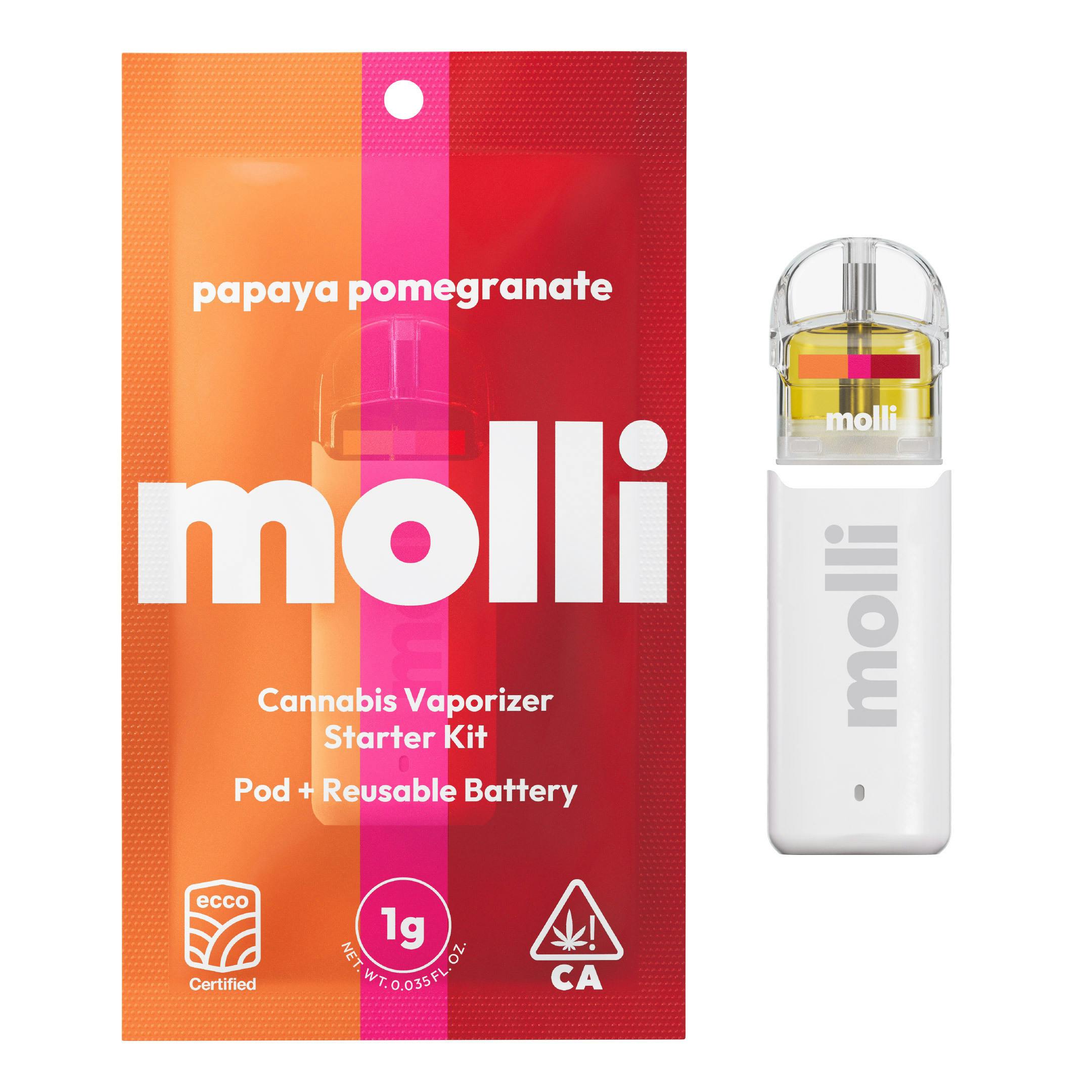 Molli: Papaya Pomegranate Starter Kit