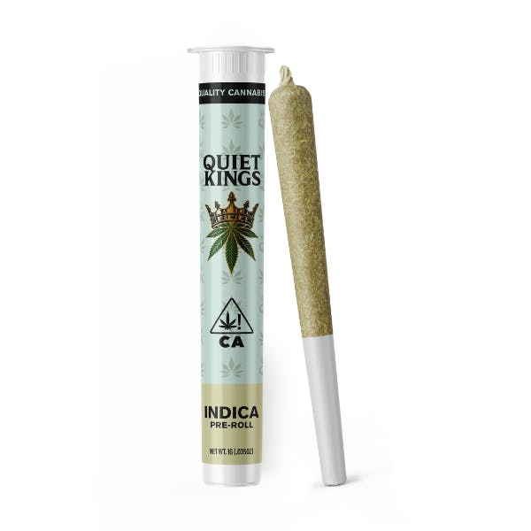 QUIET KINGS-PREROLL-MIXED LIGHT-KOSHER KUSH-1G
