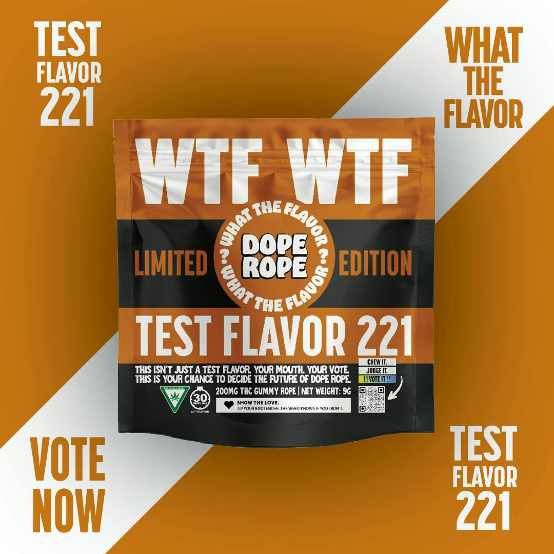 DOPE ROPE WTF | Test Flavor 221 | 200MG | LIMITED EDITION by Detour